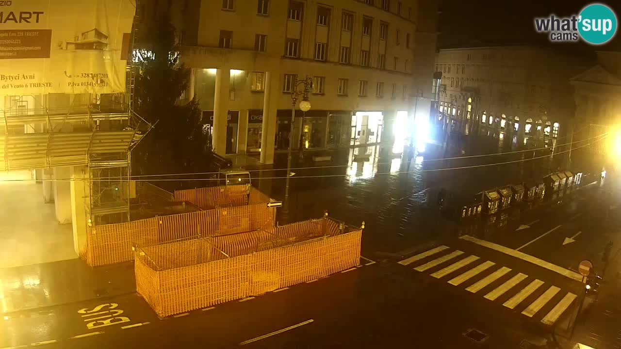 Trieste – Plaza de la Borsa webcam live