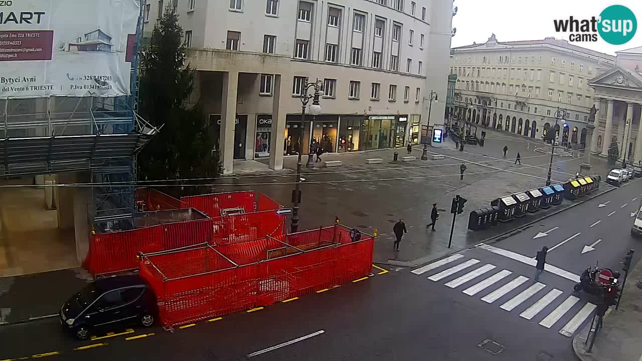 Trieste – Plaza de la Borsa webcam live