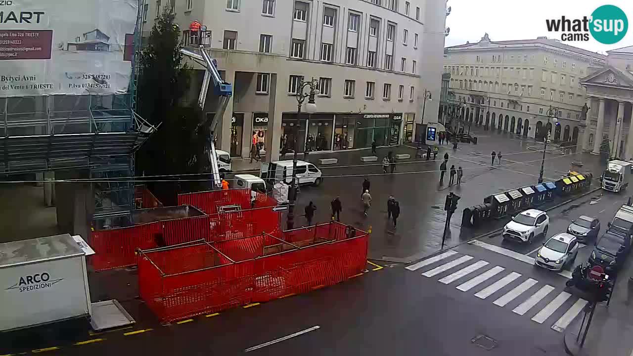 Trieste – Plaza de la Borsa webcam live