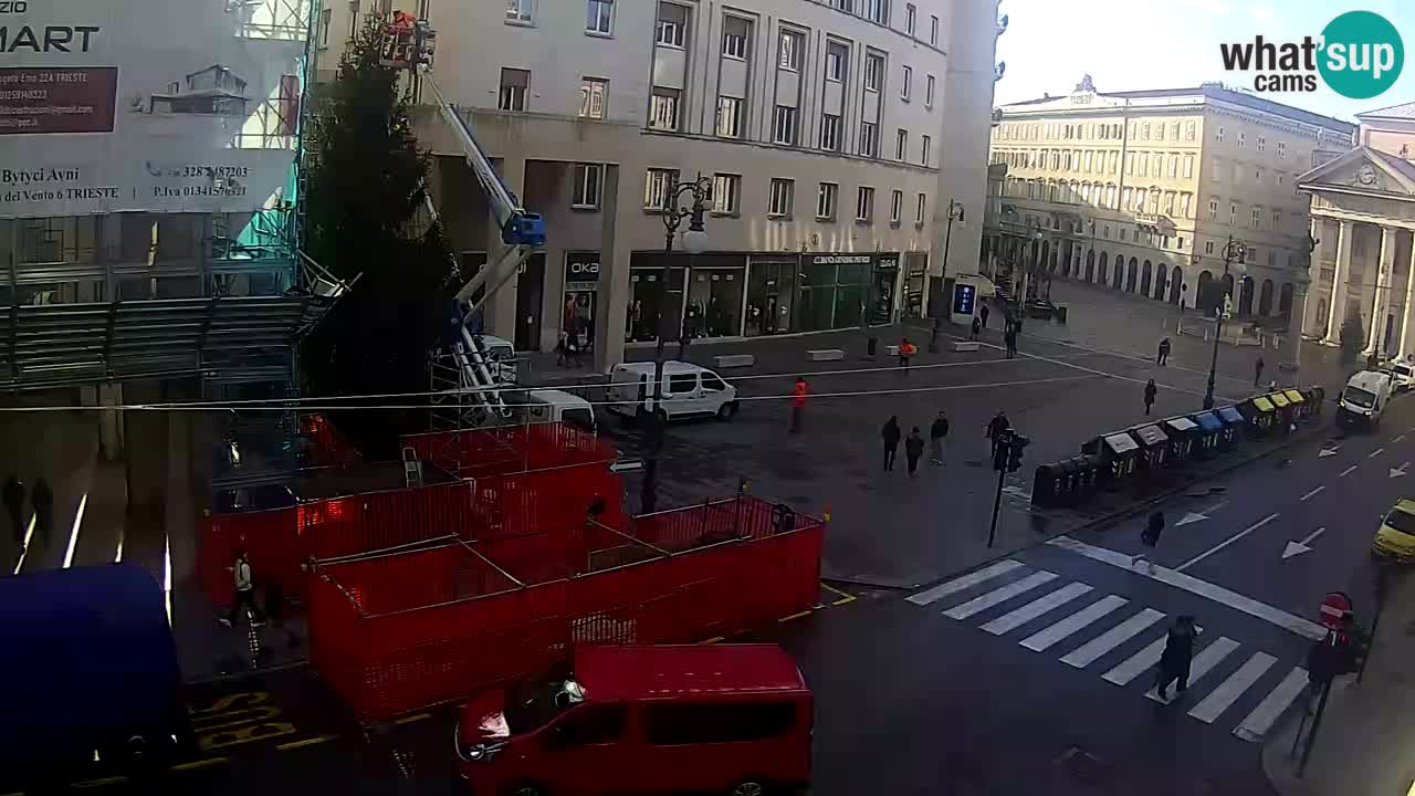 Trieste – Plaza de la Borsa webcam live