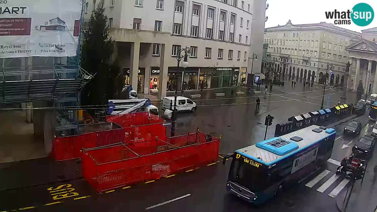 Trieste – Plaza de la Borsa webcam live