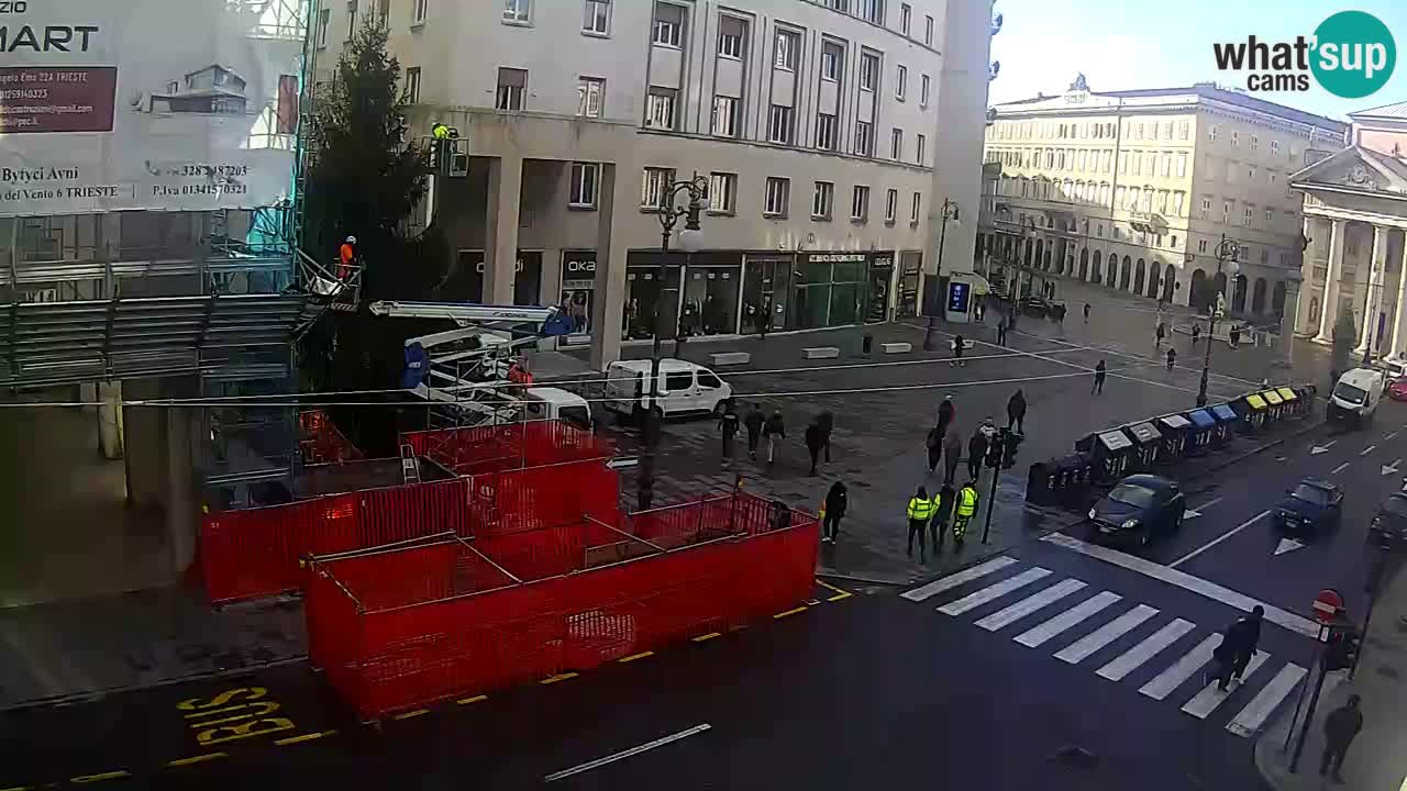 Trieste – Plaza de la Borsa webcam live