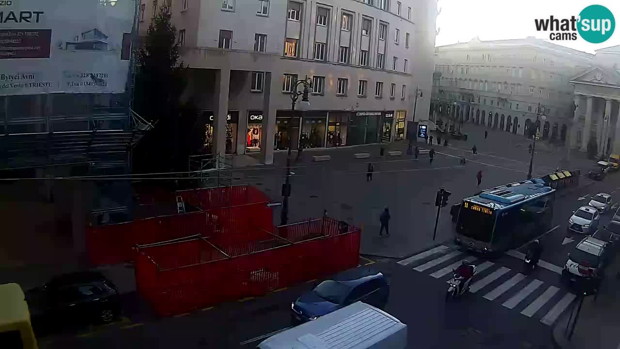 Trieste – Plaza de la Borsa webcam live