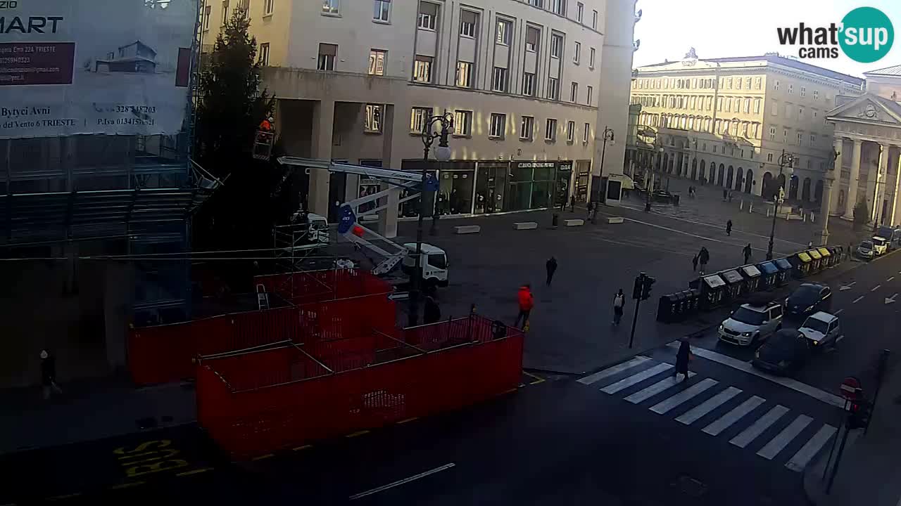 Trieste – Plaza de la Borsa webcam live