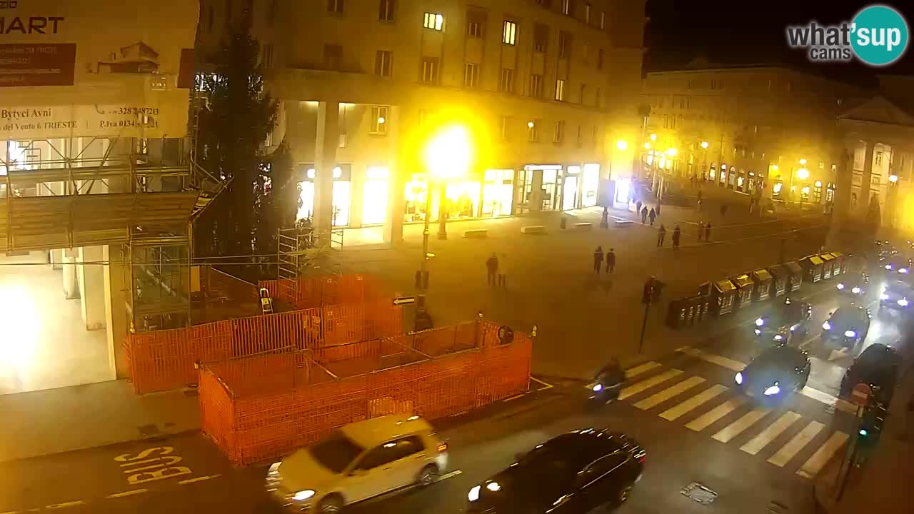 Trieste – Plaza de la Borsa webcam live