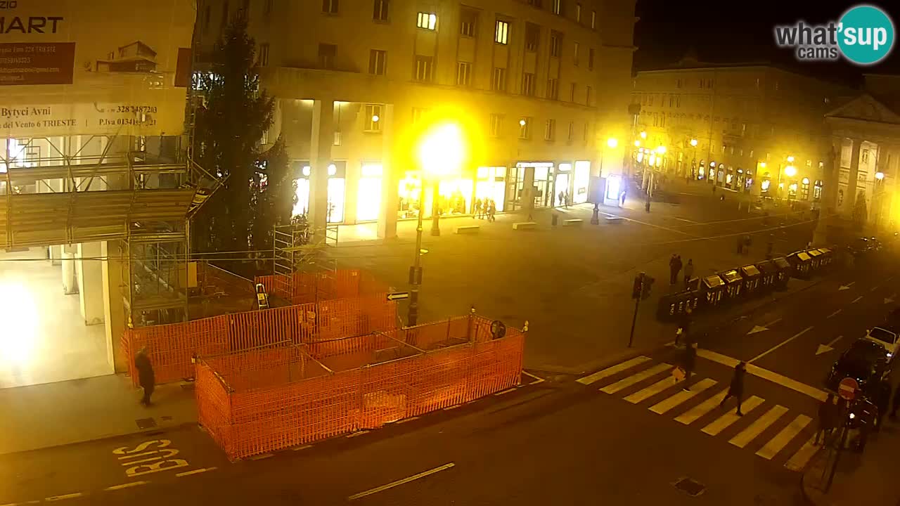 Trieste – Plaza de la Borsa webcam live