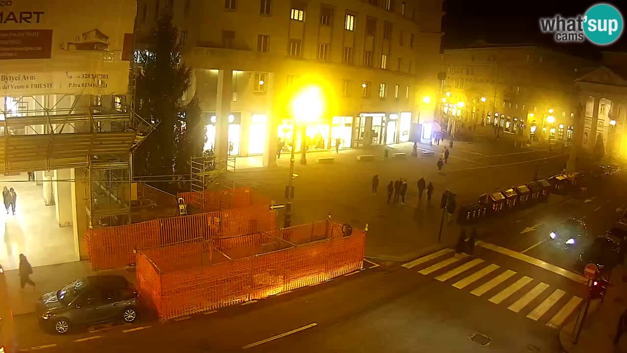 Trieste – Plaza de la Borsa webcam live