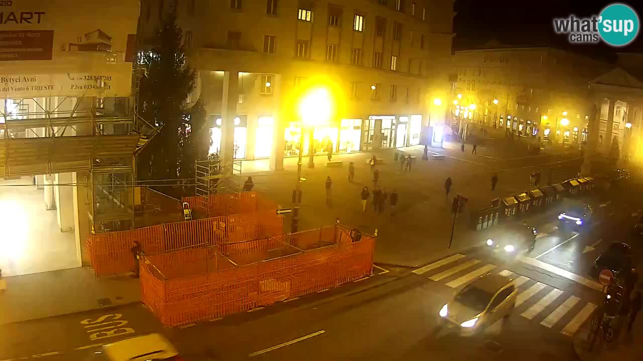 Trieste – Plaza de la Borsa webcam live