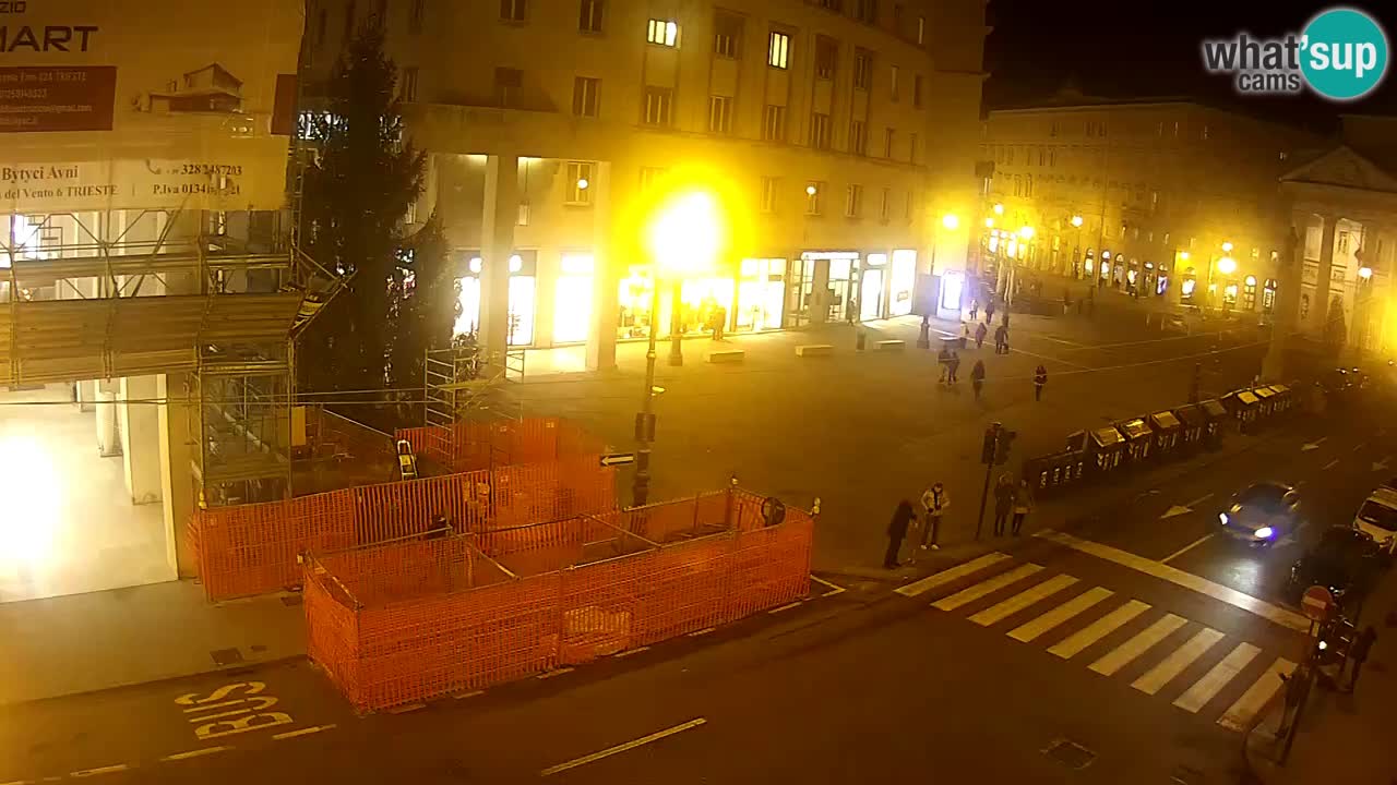 Trieste – Plaza de la Borsa webcam live