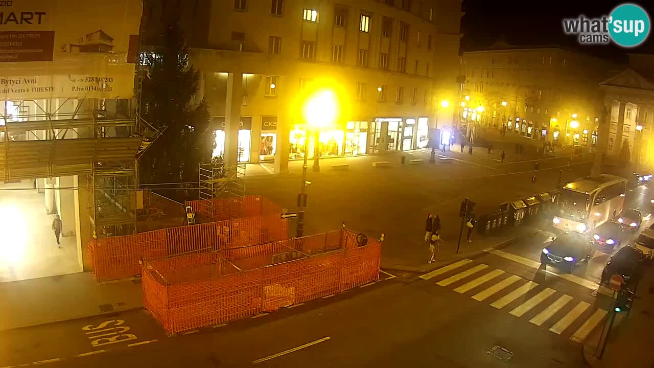 Trieste – Plaza de la Borsa webcam live