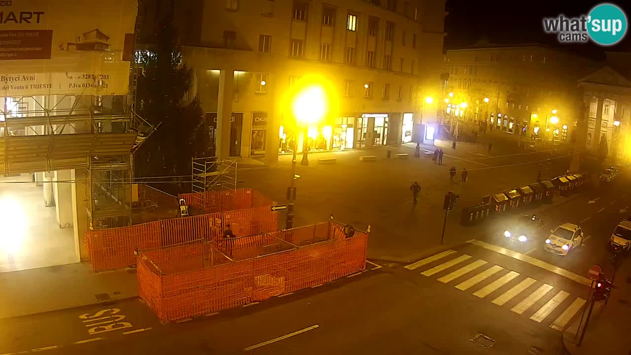 Trieste – Plaza de la Borsa webcam live