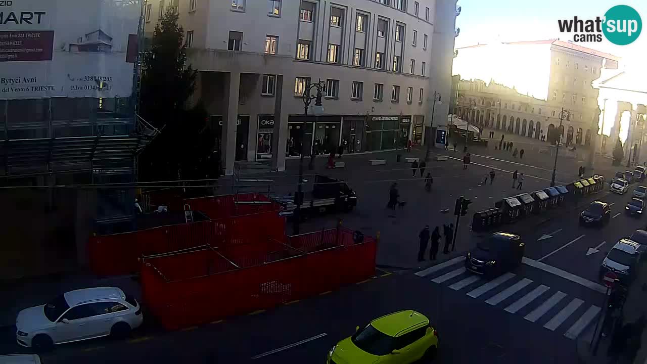 Trieste – Plaza de la Borsa webcam live