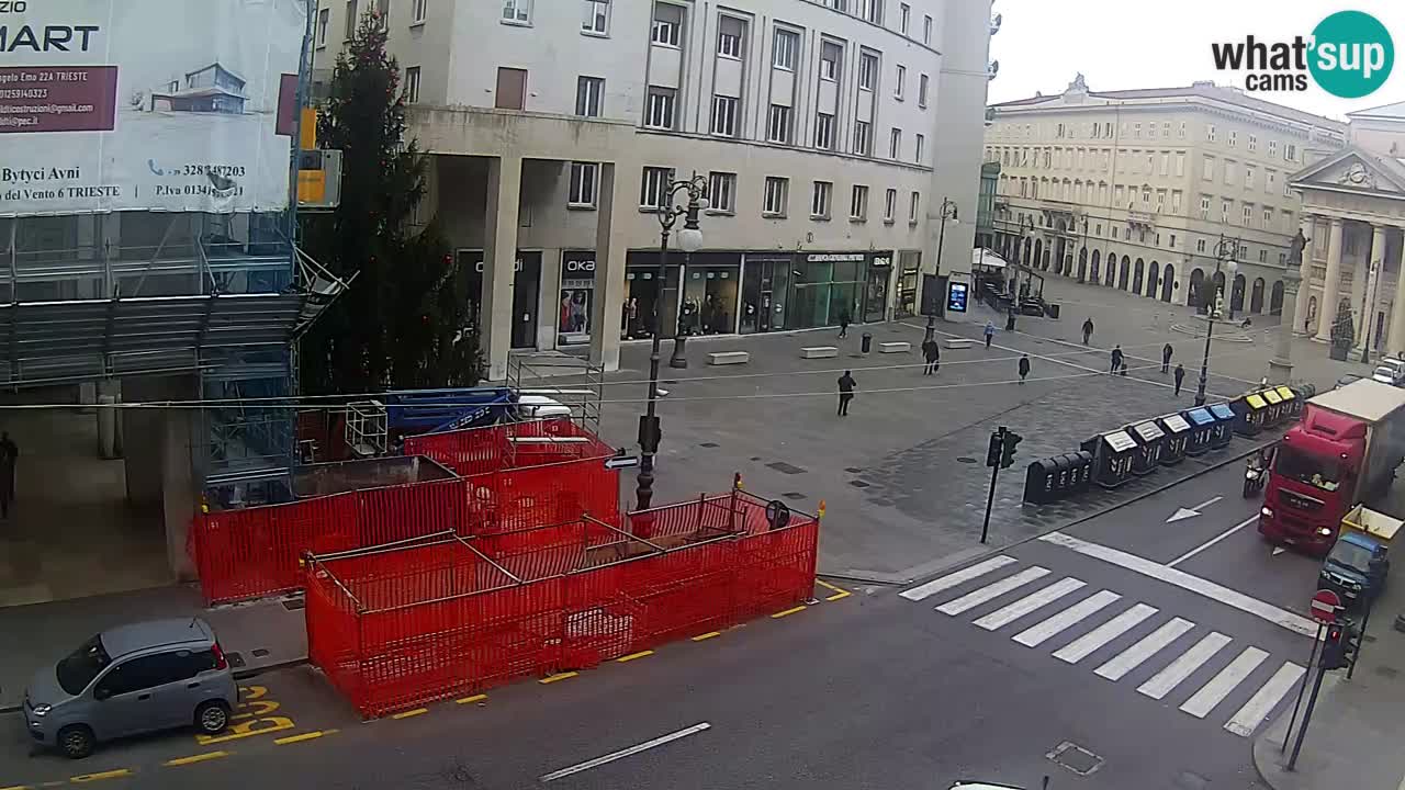 Trieste – Plaza de la Borsa webcam live