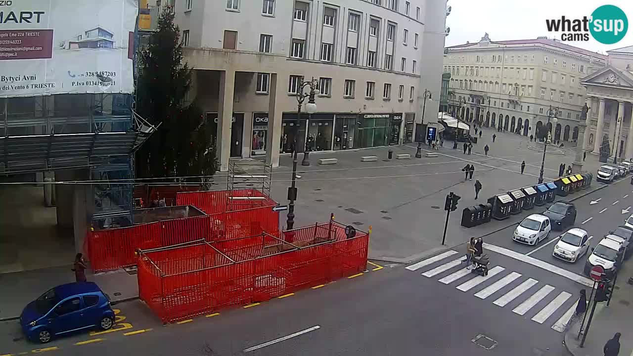 Trieste – Plaza de la Borsa webcam live