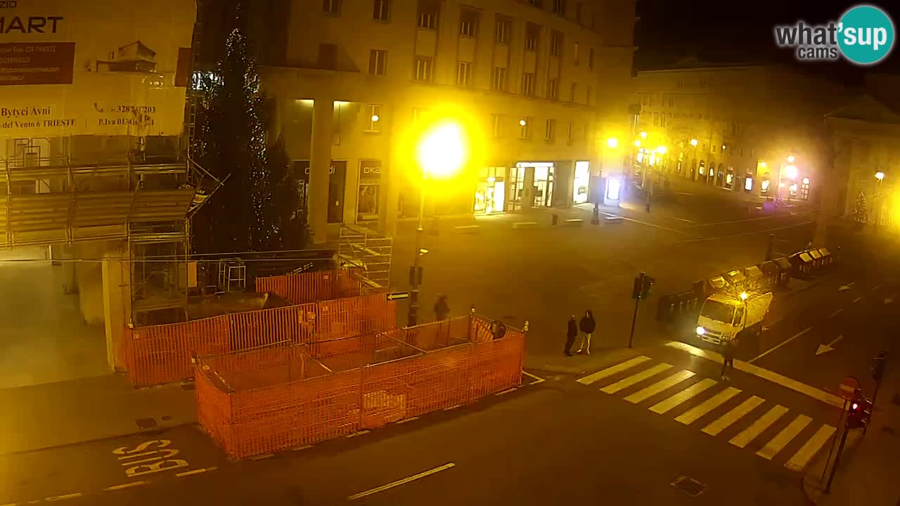 Trieste – Plaza de la Borsa webcam live