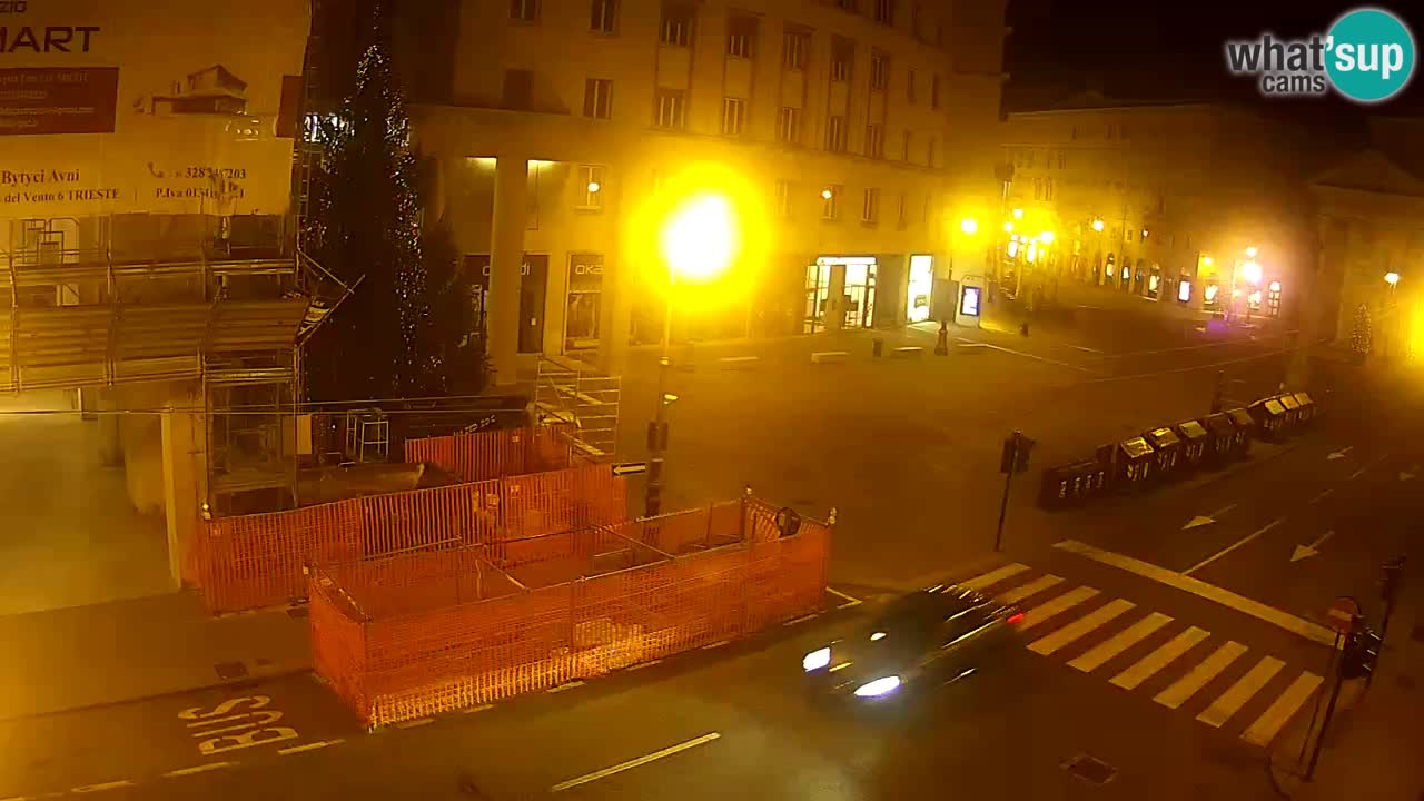 Trieste – Plaza de la Borsa webcam live