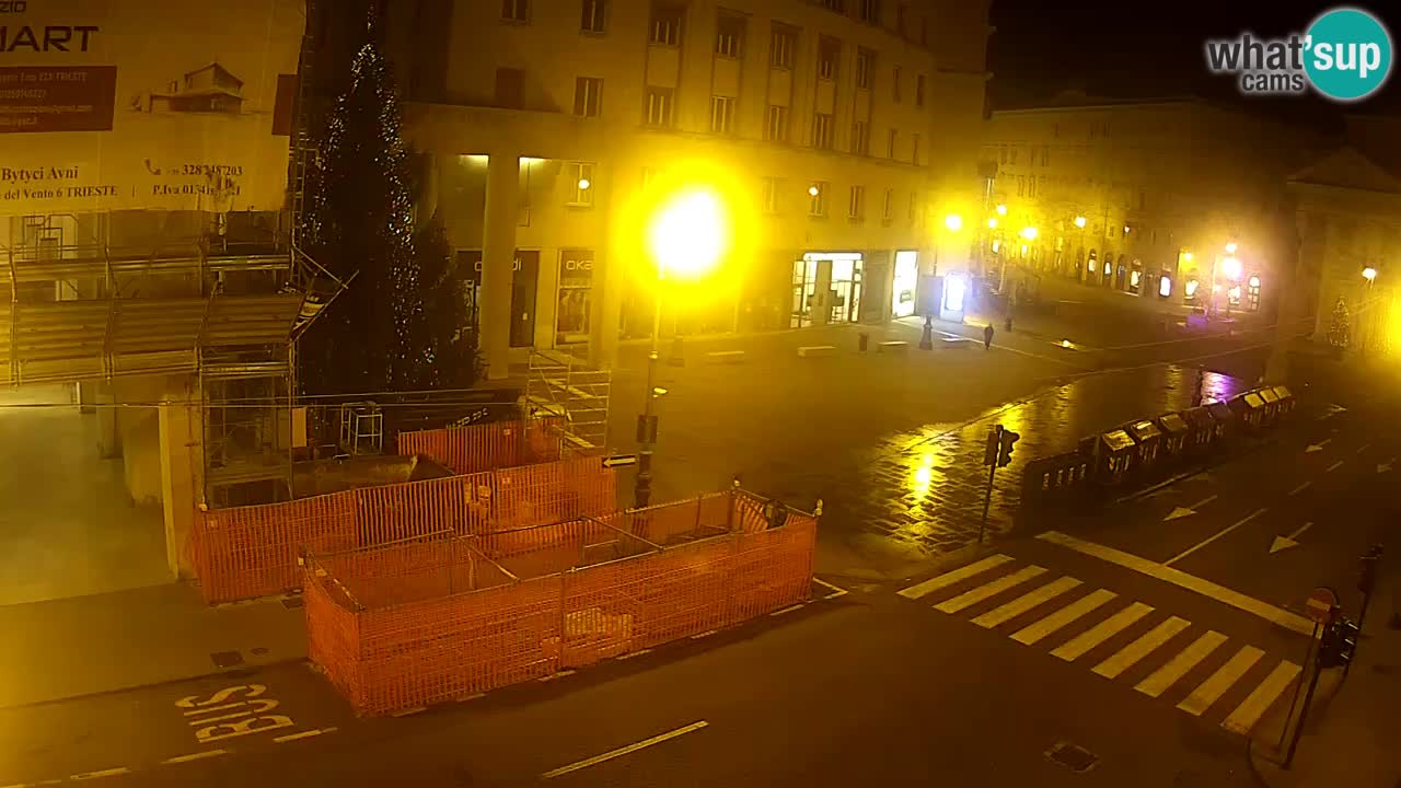 Trieste – Plaza de la Borsa webcam live