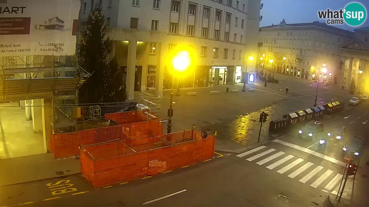 Trieste – Plaza de la Borsa webcam live