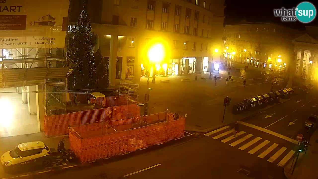 Trieste – Plaza de la Borsa webcam live