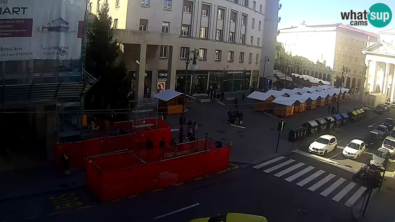 Trieste – Plaza de la Borsa webcam live