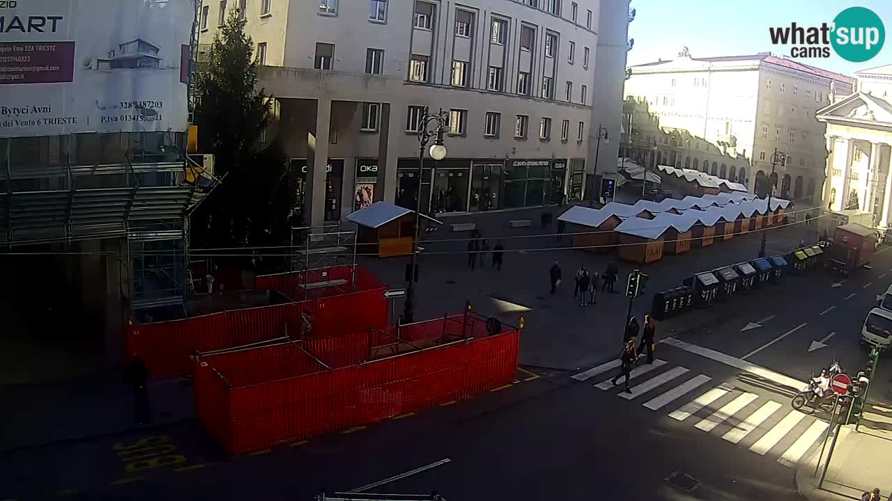 Trieste – Plaza de la Borsa webcam live