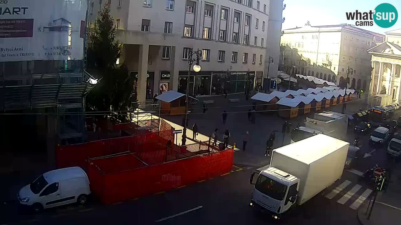 Trieste – Plaza de la Borsa webcam live