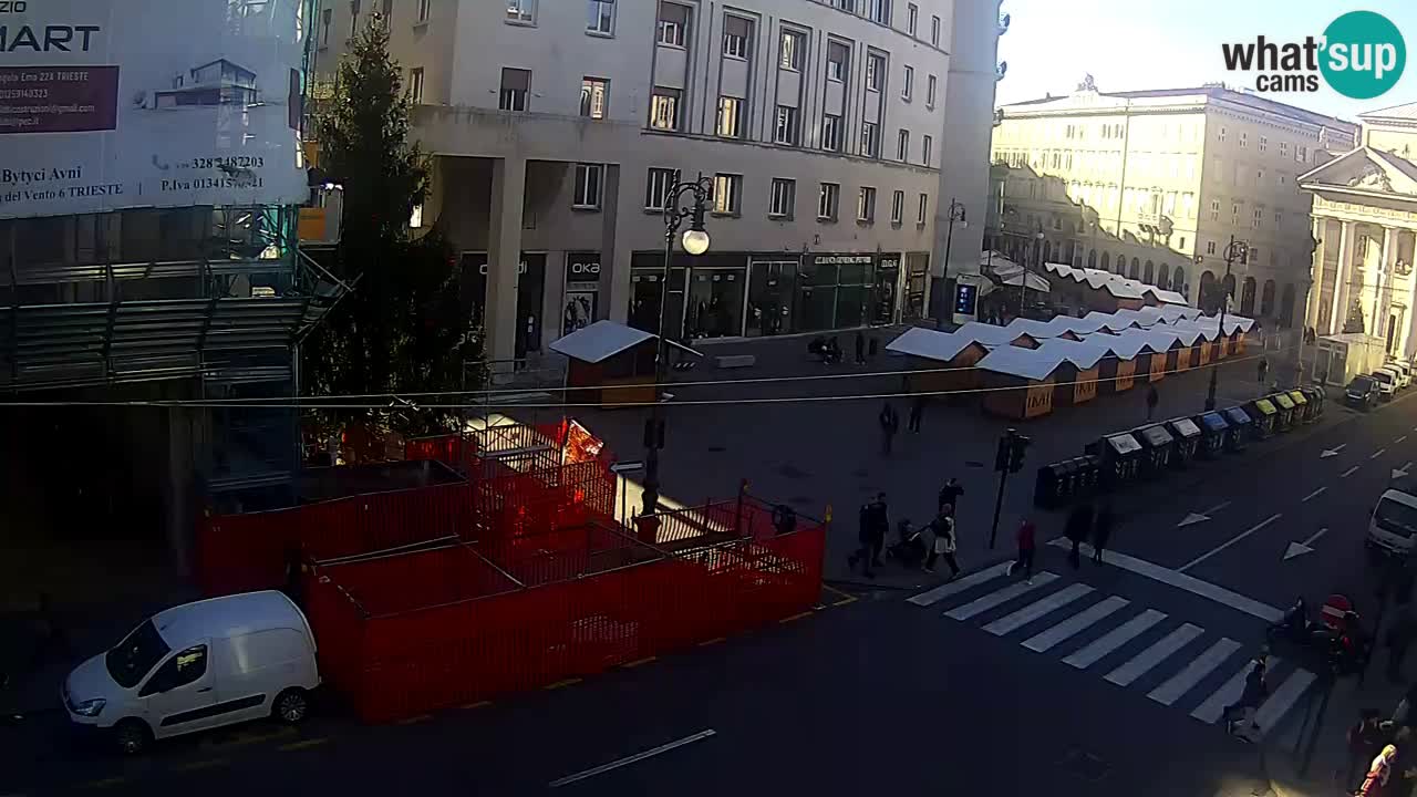 Trieste – Plaza de la Borsa webcam live