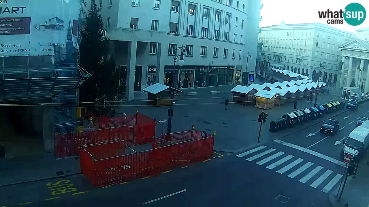 Trieste – Plaza de la Borsa webcam live