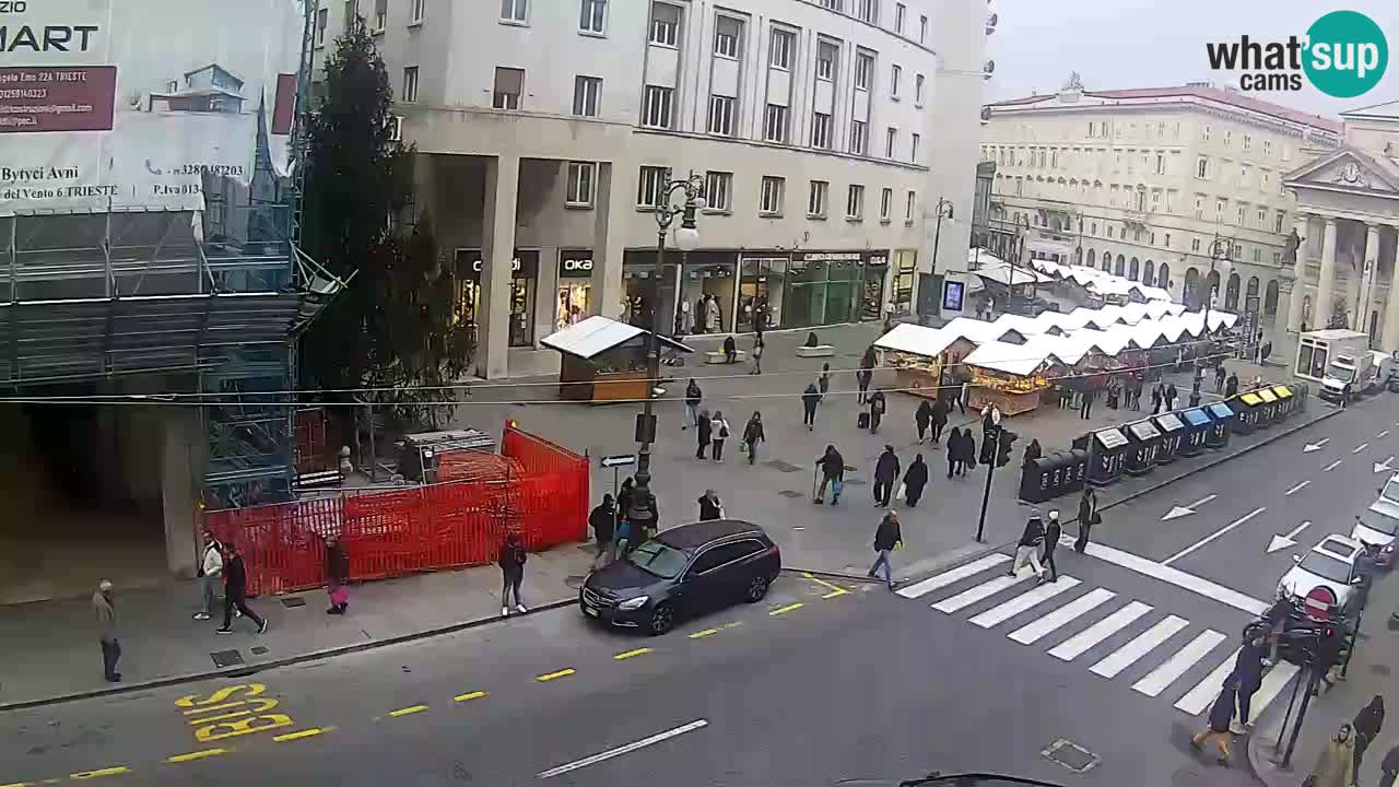 Trieste – Plaza de la Borsa webcam live