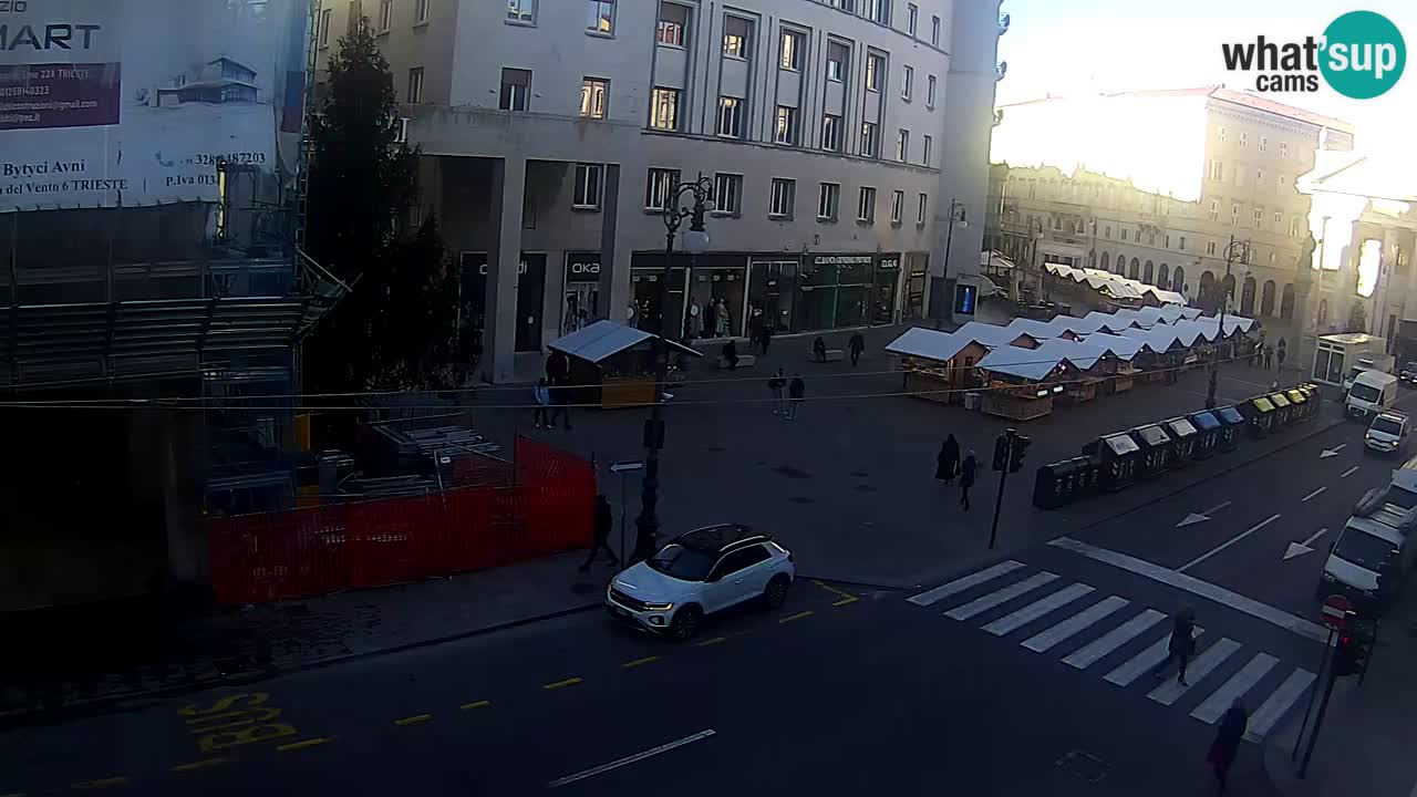 Trieste – Plaza de la Borsa webcam live