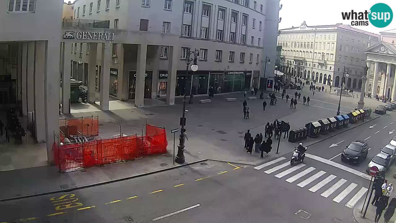 Trieste – Place de la Borsa webcam live