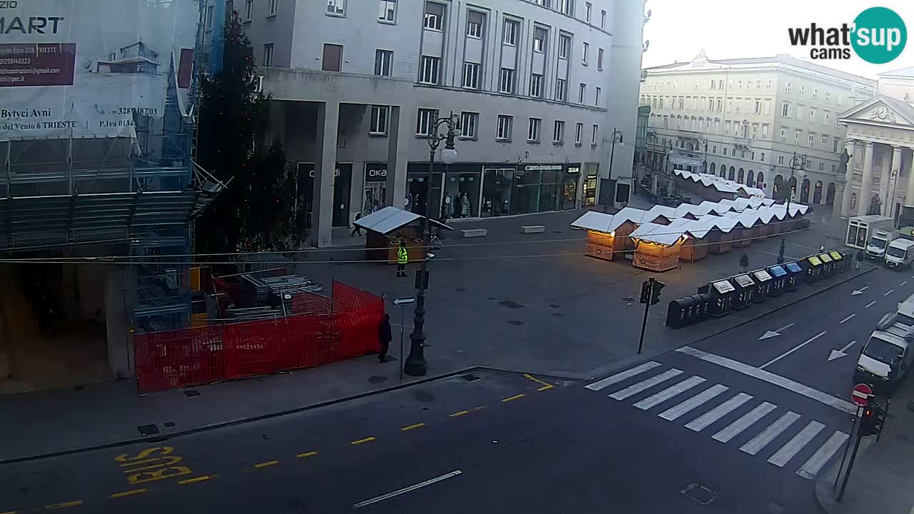 Trieste – Place de la Borsa webcam live