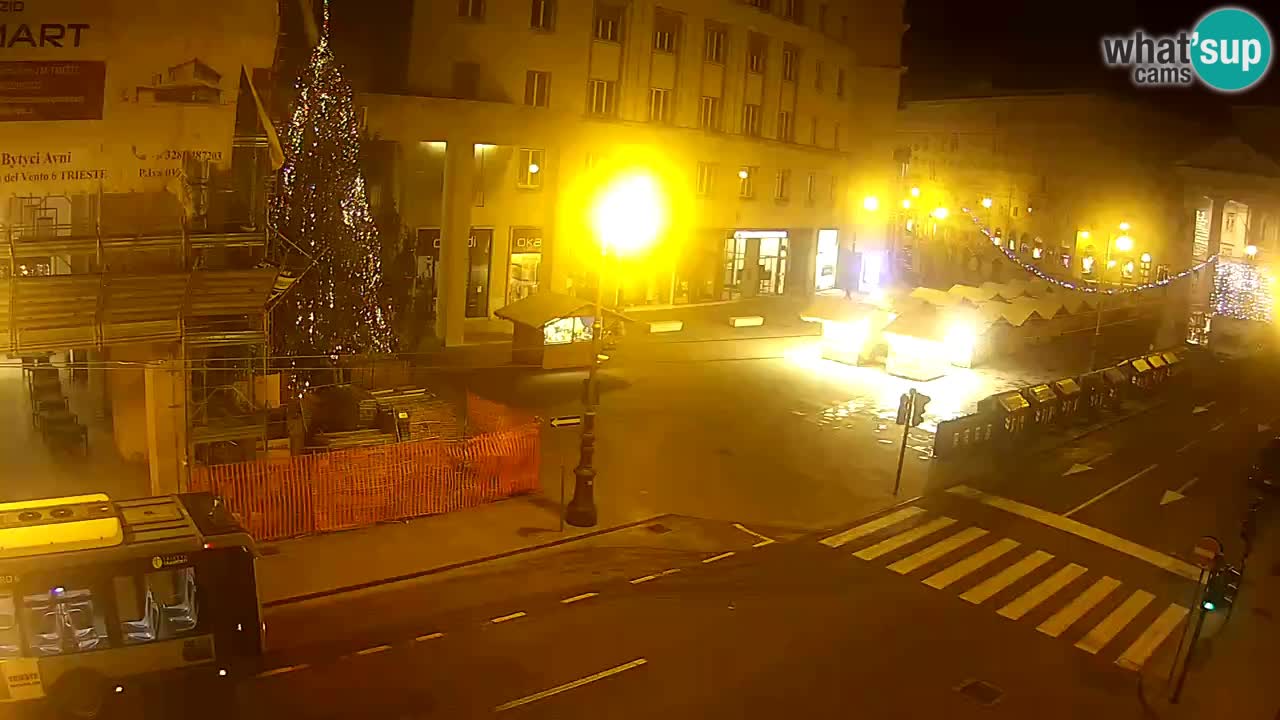 Trieste – Plaza de la Borsa webcam live