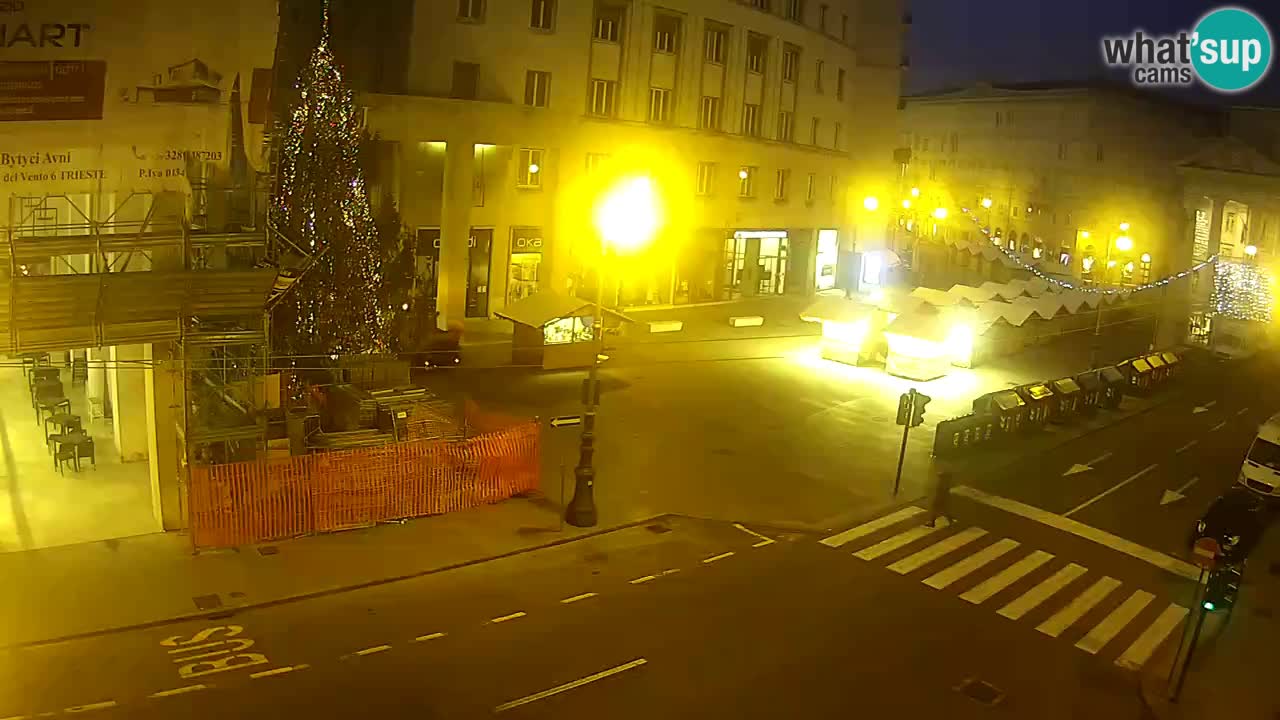 Trieste – Plaza de la Borsa webcam live