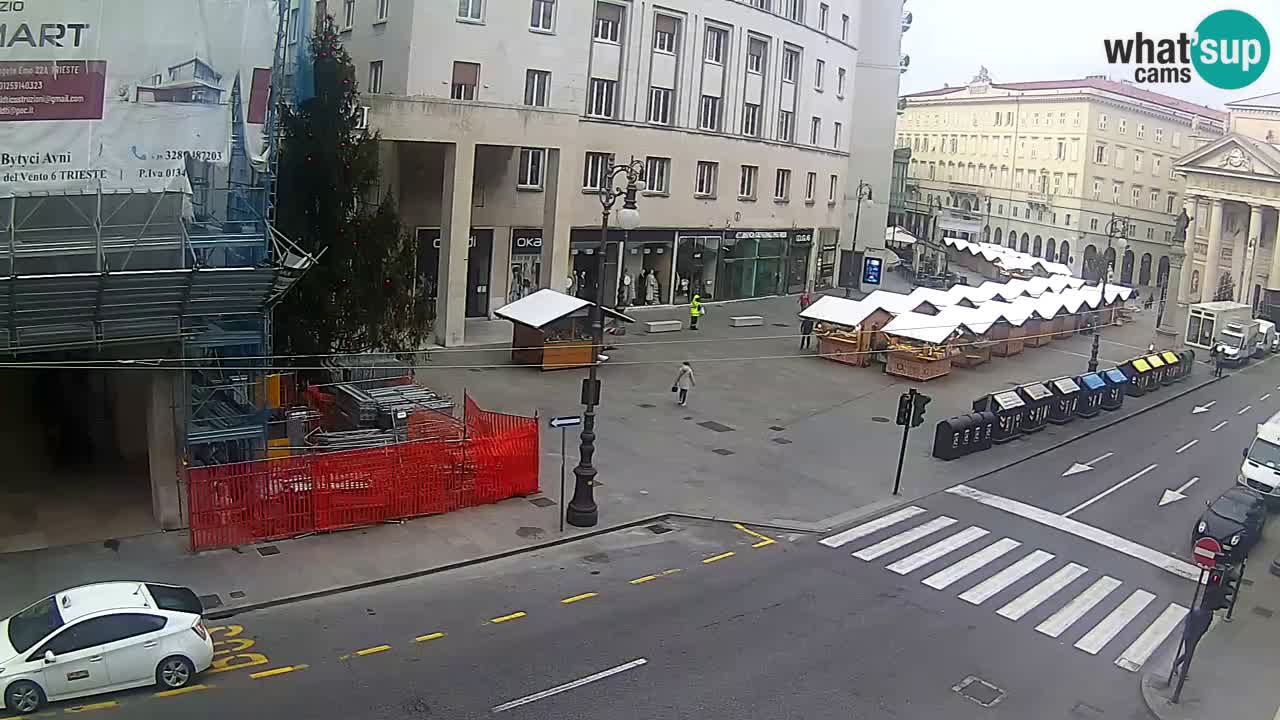 Trieste – Plaza de la Borsa webcam live