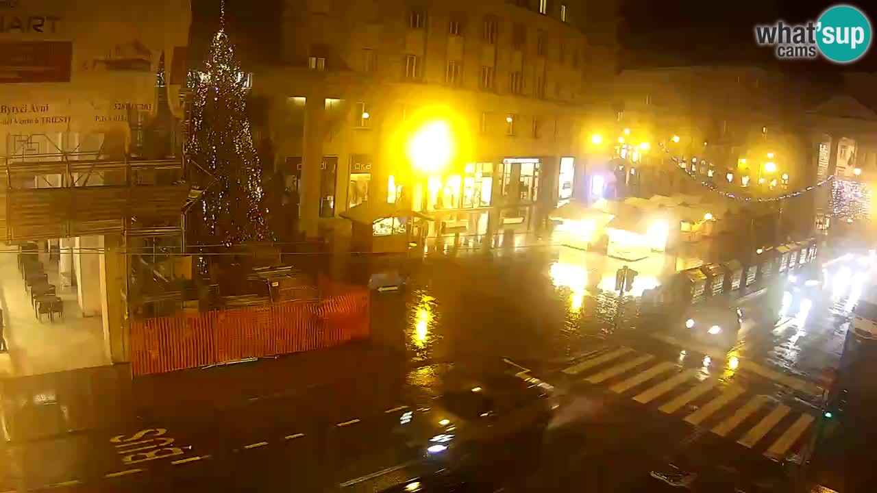 Trieste – Plaza de la Borsa webcam live