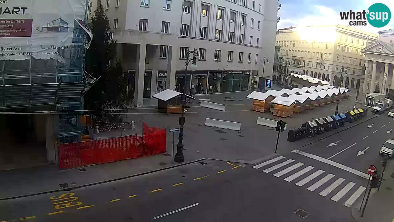 Trieste – Plaza de la Borsa webcam live