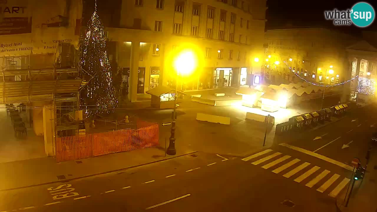 Trieste – Plaza de la Borsa webcam live