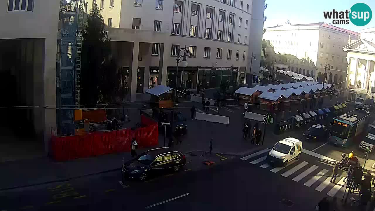 Trieste – Plaza de la Borsa webcam live