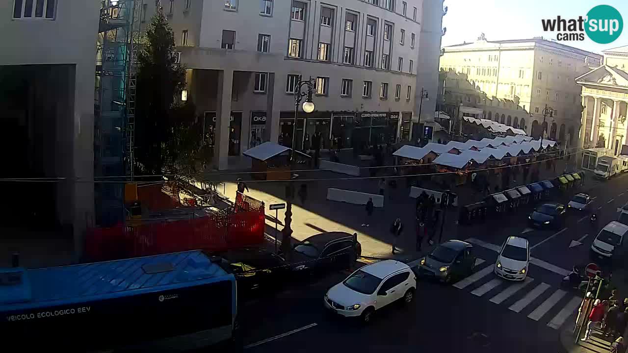 Trieste – Plaza de la Borsa webcam live