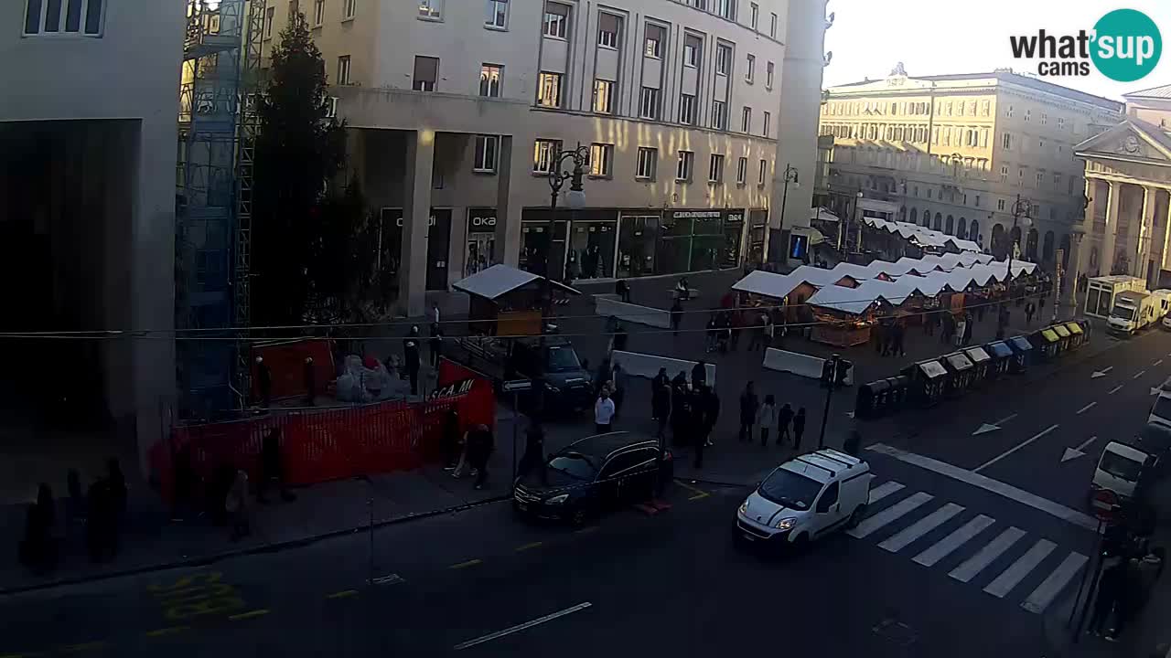 Trieste – Place de la Borsa webcam live