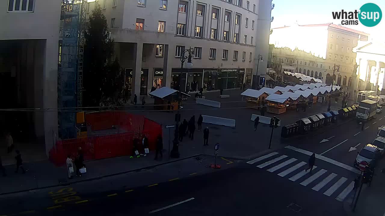 Trieste – Borsa square webcam live