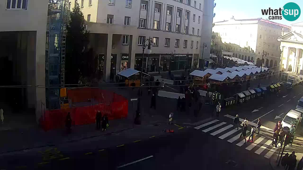 Trieste – Place de la Borsa webcam live