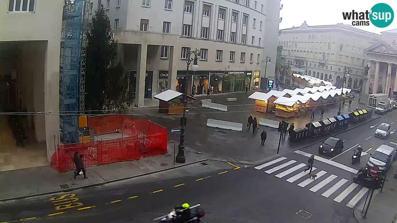 Trieste – Plaza de la Borsa webcam live