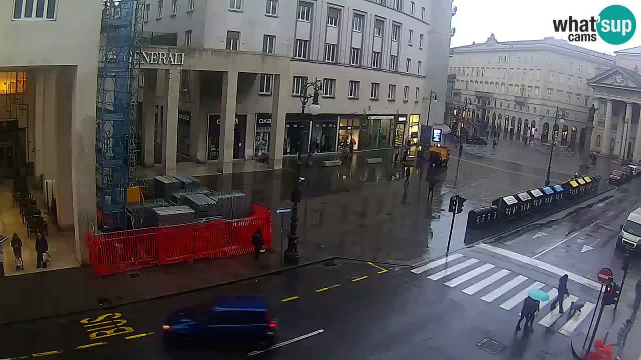 Trieste – Plaza de la Borsa webcam live