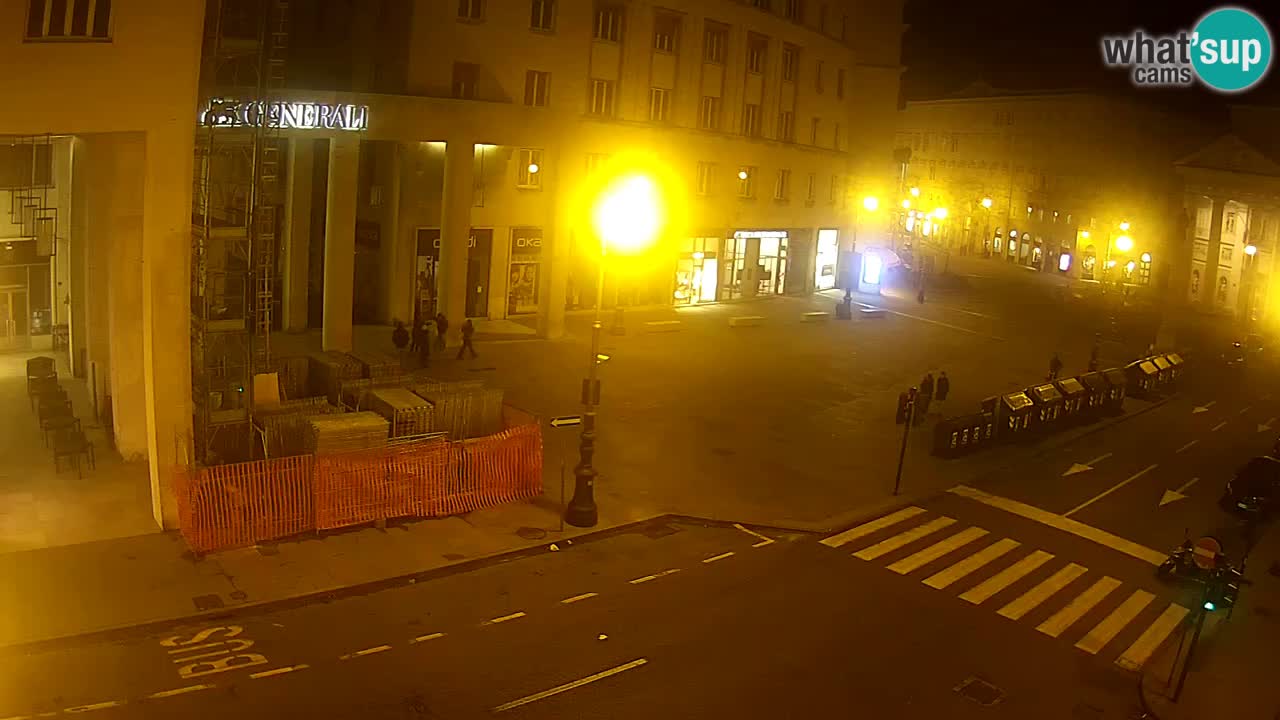 Trieste – Plaza de la Borsa webcam live