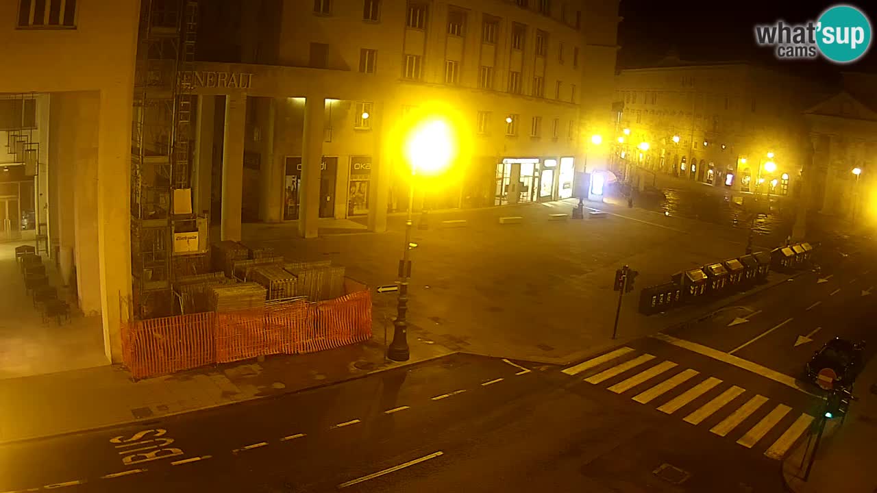 Trieste – Plaza de la Borsa webcam live