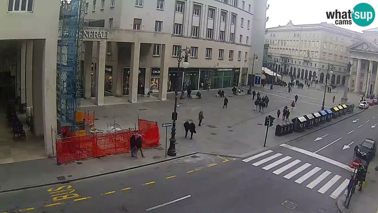 Trieste – Plaza de la Borsa webcam live