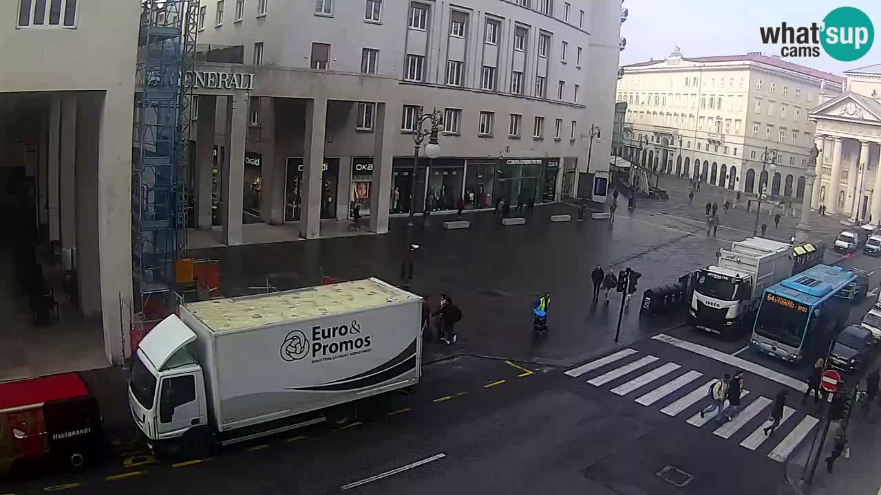 Trieste – Place de la Borsa webcam live