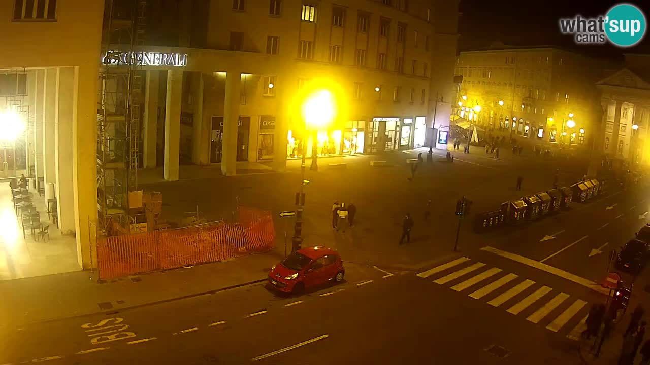 Trieste – Plaza de la Borsa webcam live